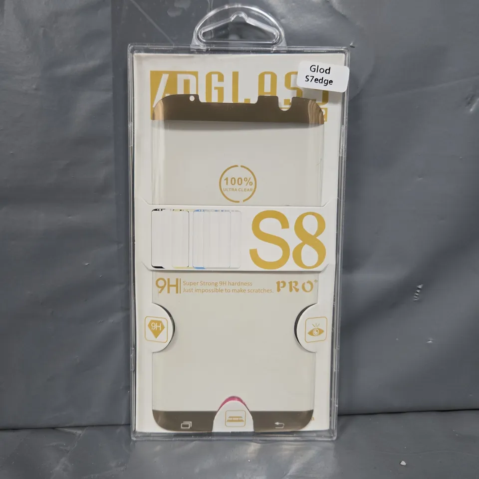 BOX OF APPROXIMATELY 40 4D GLASSES SCREEN PROTECTOR FOR GOLD S7 EDGE 