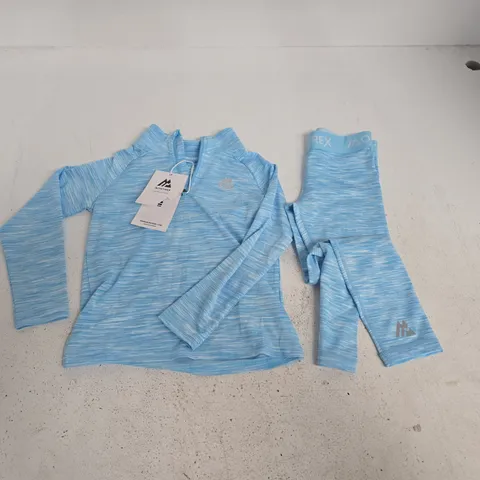 MONTIREX 1/Z ZIP KIDS SET IN BLUE - 4/5 YRS