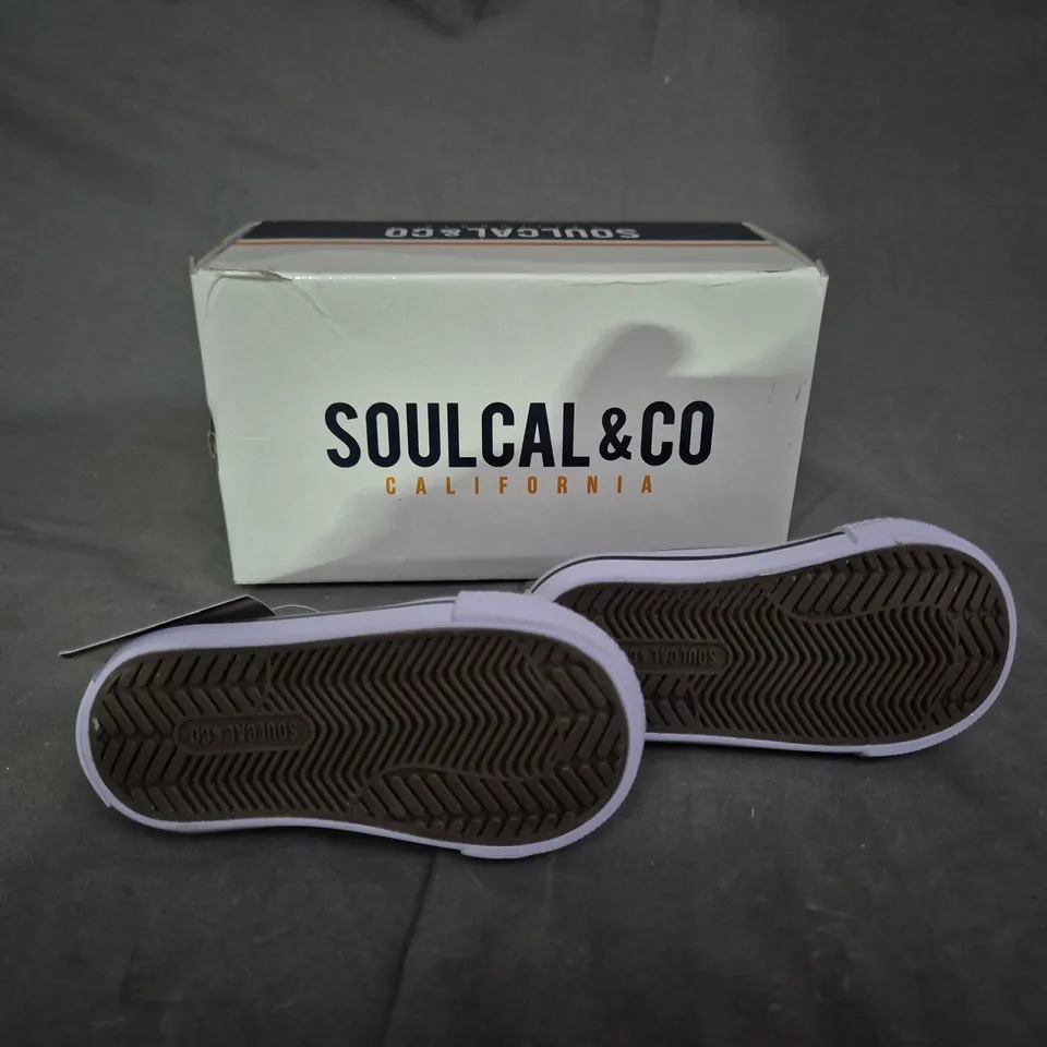 SOULCAL&CO CANVAS LOW NAVY SIZE UK C3