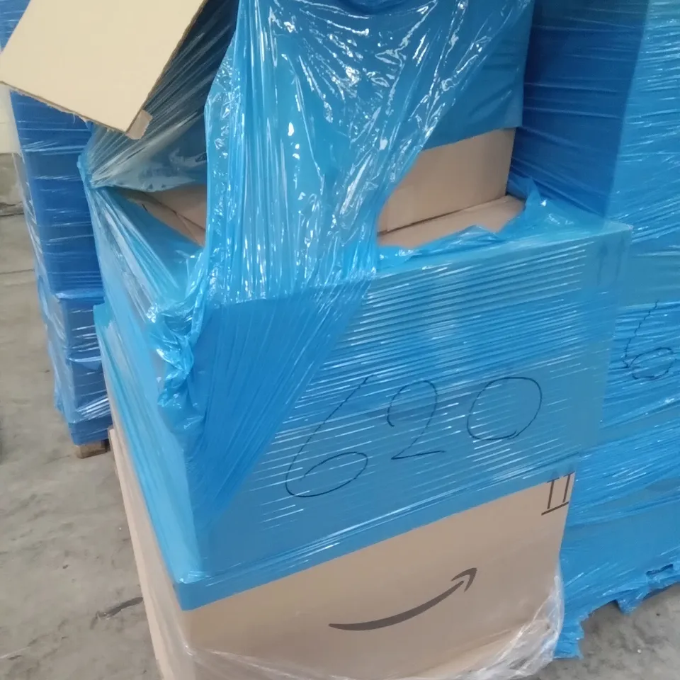 PALLET OF ASSORTED ITEMS INCLUDING MAXCAM STORAGE CASE, PASSPORT HOLDER, BUSINESS FOR AUTHORS BOOK, LINT ROLLERS, TOILET BRUSH, HARLEY QUINN COSPLAY COSTUME 