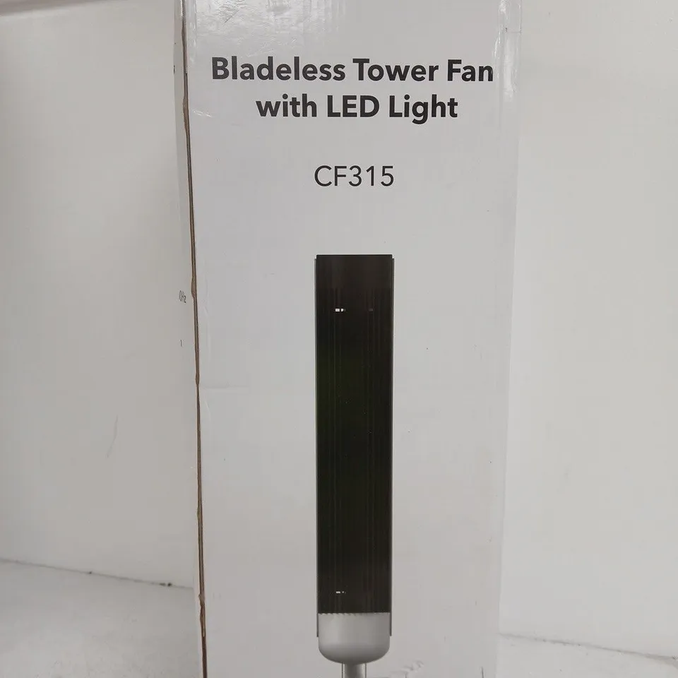 CF315 BLADELESS TOWER FAN WITH LED LIGHT