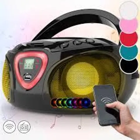 BOXED AUNA ROADIE CD BOOMBOX 