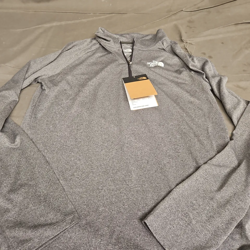 THE NORTH FACE TEEN NEVER STOP 1/4 ZIP - KIDS SIZE XL 14/16 