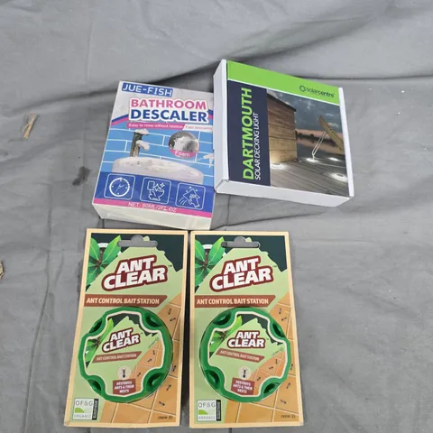 BOX OF ASSORTED ITEMS TO INCLUDED BATHROOM DESCALE - ANT CLEAR - DARTMOUTH 