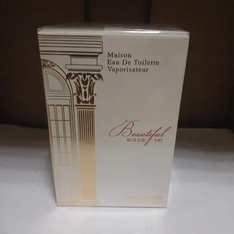BOXED ARD AL ZAHRAT MAISON EAU DE TOILETTE BEAUTIFUL ROUGE 540 100ML