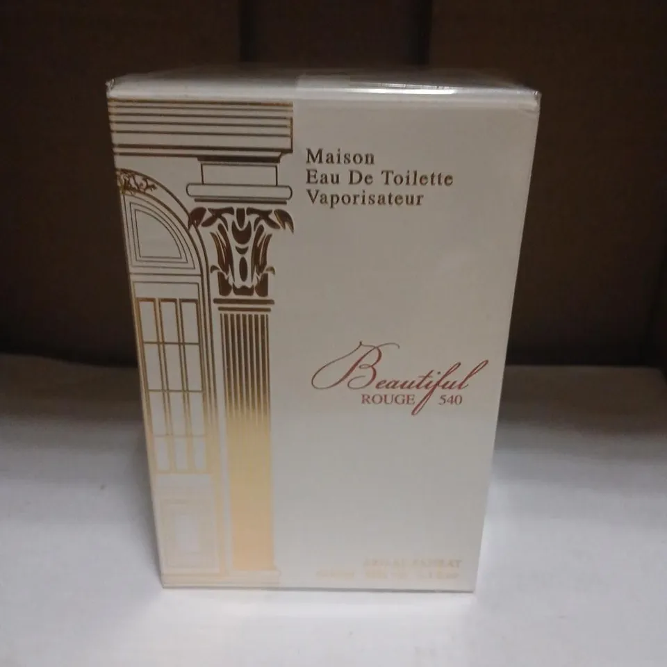 BOXED ARD AL ZAHRAT MAISON EAU DE TOILETTE BEAUTIFUL ROUGE 540 100ML