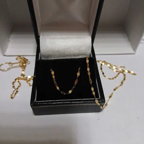 GOLD 9CT ITALIAN GOLD PETAL NECKLACE