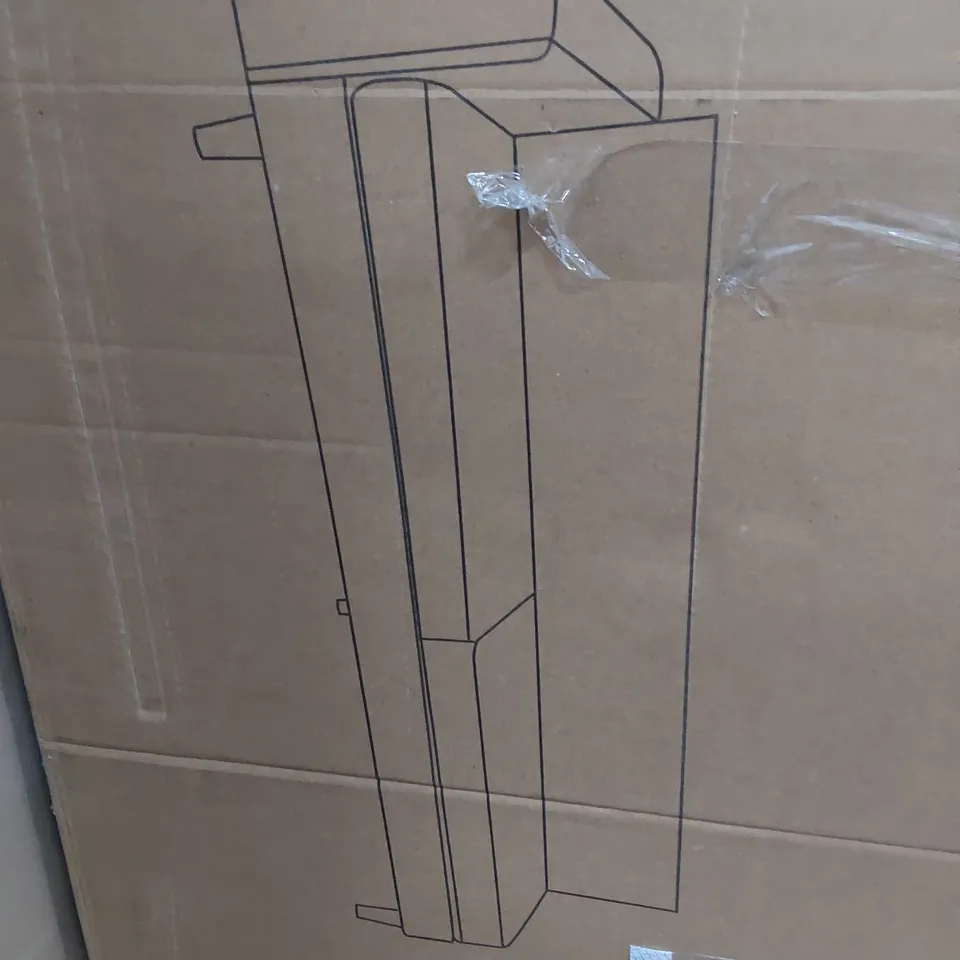 BOXED PALERMO L SHAPED CORNER SOFA RHF LIGHT GREY FABRIC (BOX 1 OF 2 ONLY)