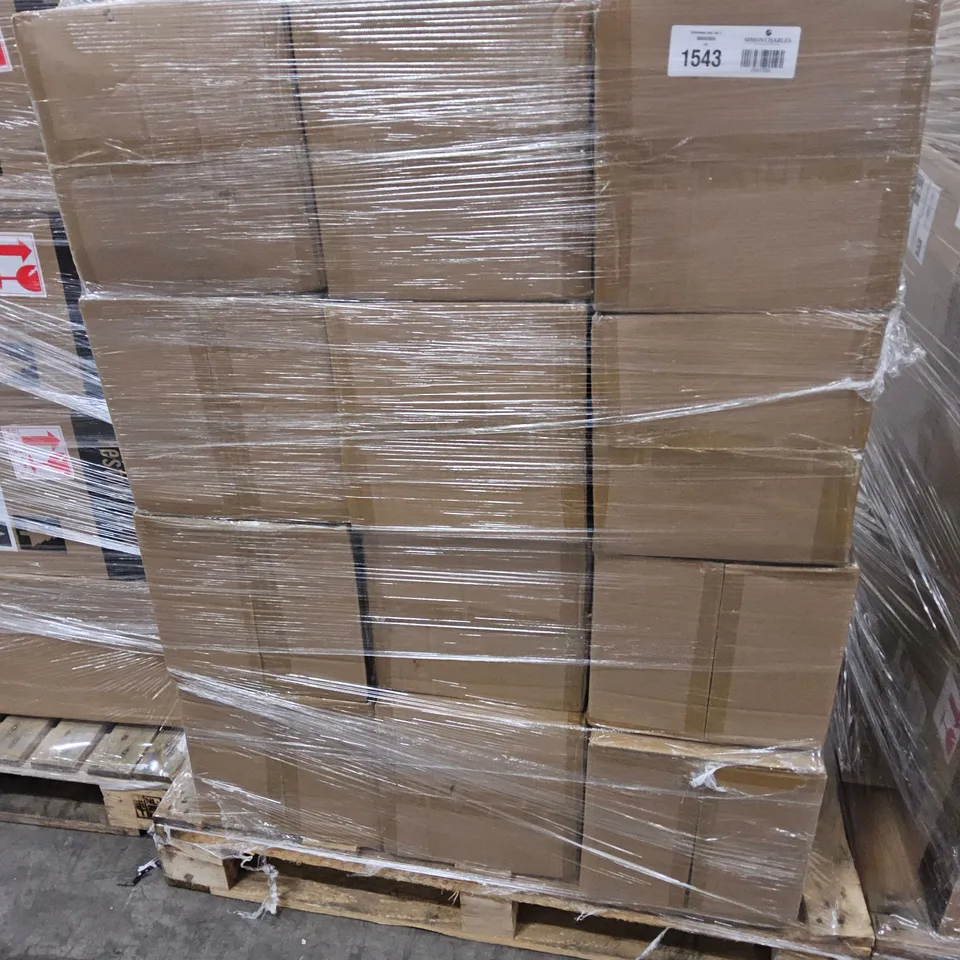 PALLET OF APPROXIMATELY 12 BRAND NEW BOXED 114cm SILVER TIPS TREE