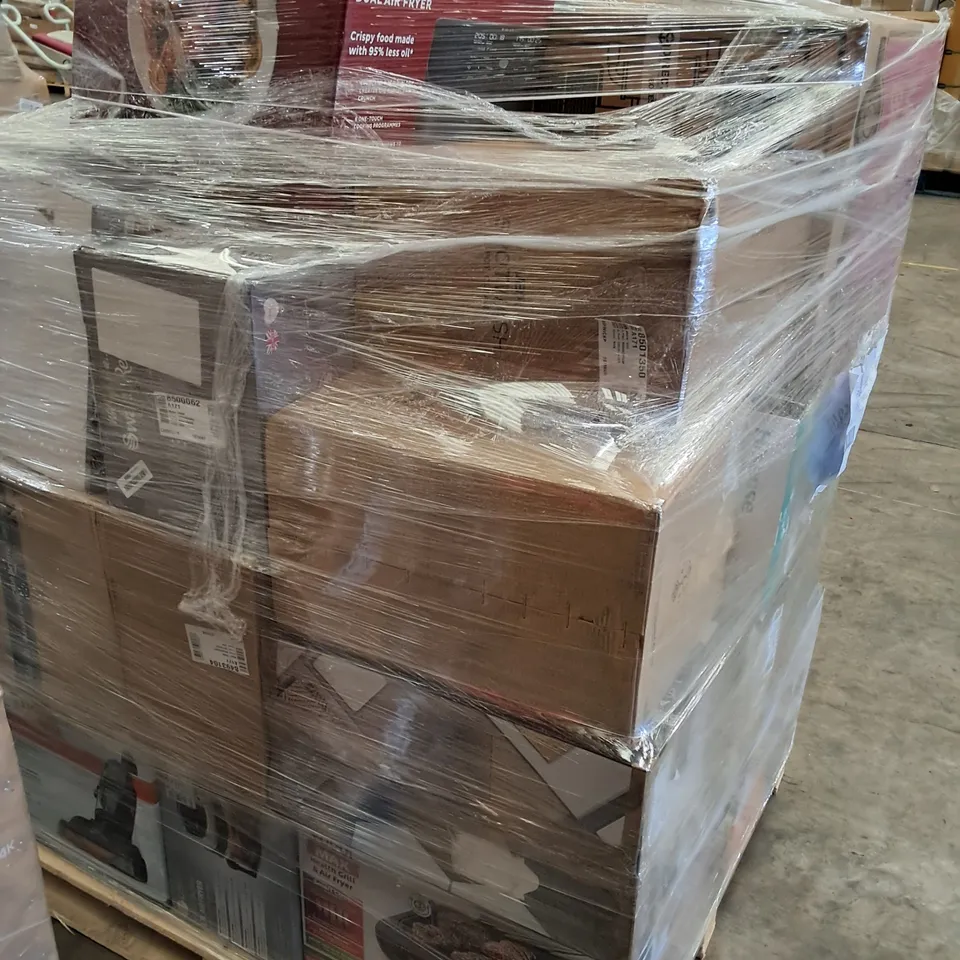 PALLET OF APPROXIMATELY 24 UNPROCESSED RAW RETURN HOUSEHOLD AND ELECTRICAL GOODS TO INCLUDE;
