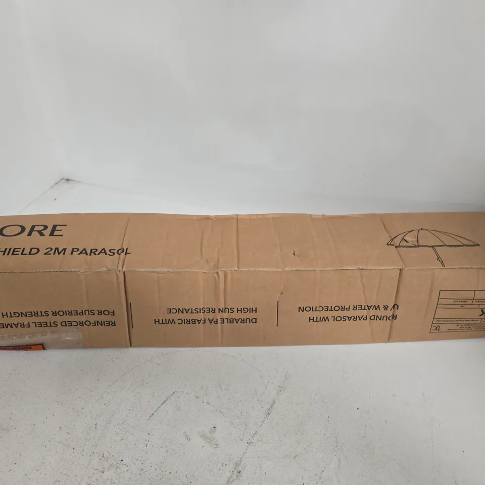 2M GARDEN PARASOL – BOXED