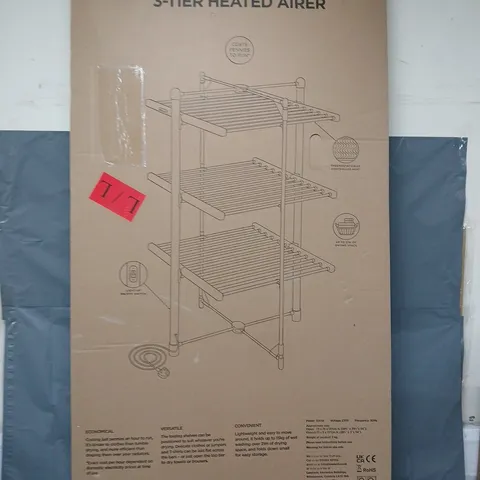 BOXED DRYSOON 3-TIER HEATED AIRER - COLLECTION ONLY