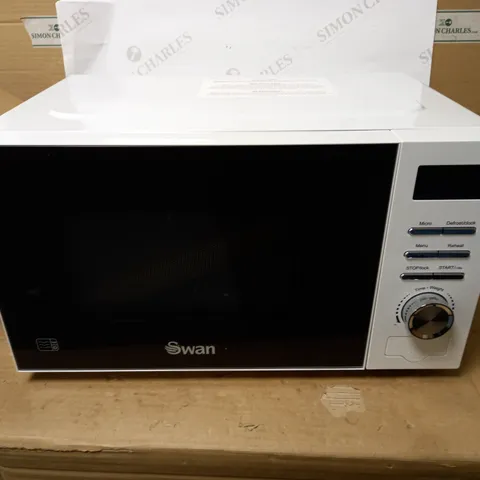 SWAN 20L 700W DIGITAL MICROWAVE - WHITE
