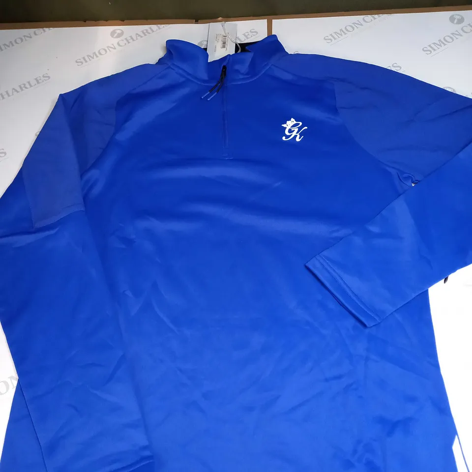 GYMKING VELOCITY TECH 1/4 FUNNEL SHIRT SIZE L
