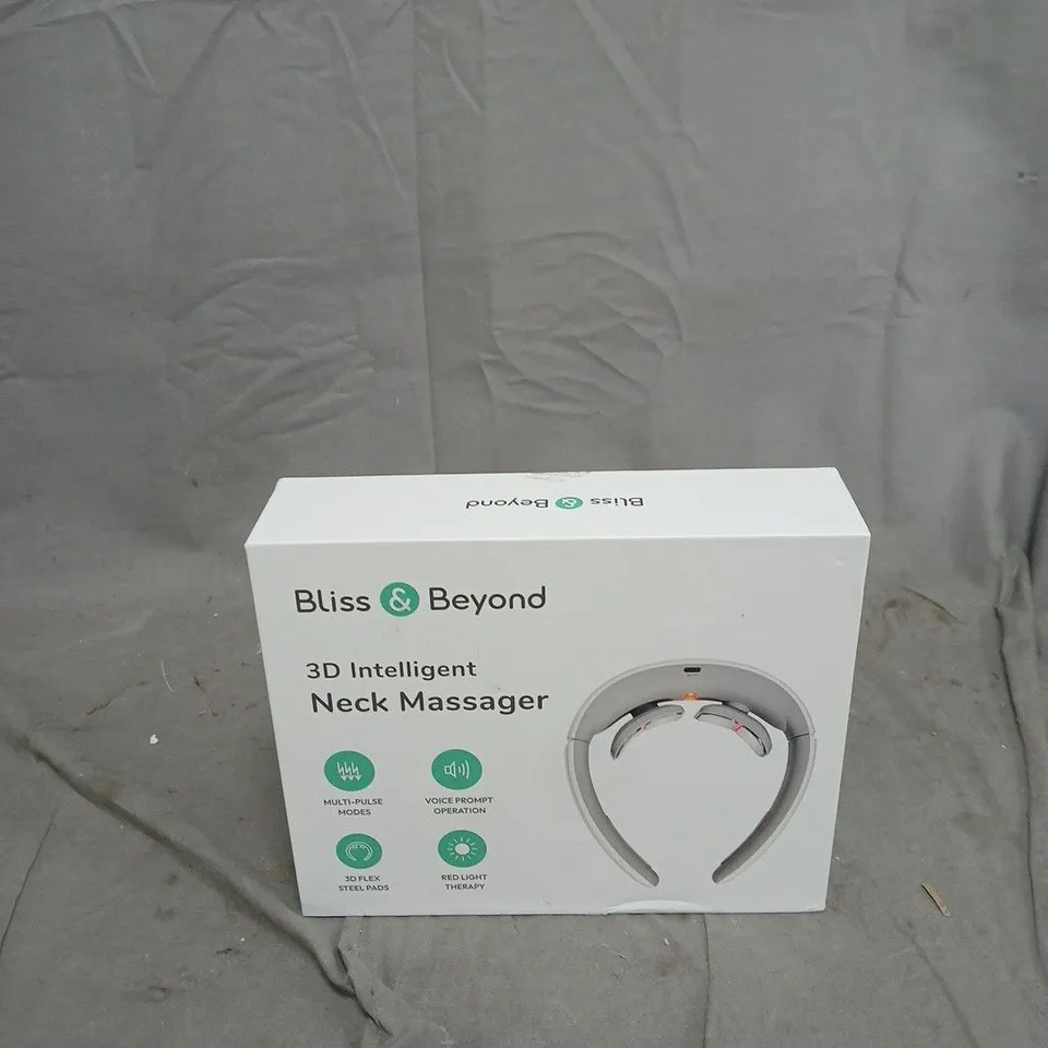 BLISS & BEYOND 3D INTELLIGENT NECK MASSAGER