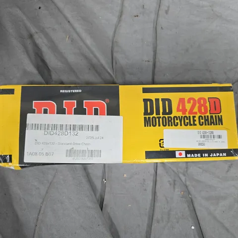 DID 428D Motorcycle Chain - Standard Drive Chain (Boxed)