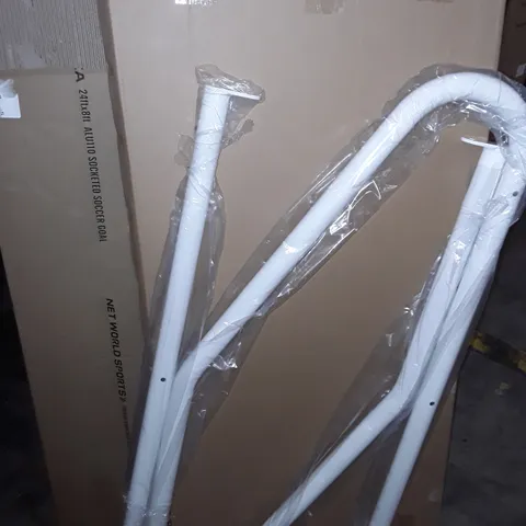 24X8FT ALU110 SOCKETED SOCCER GOAL PARTS NOT A COMPLETE GOAL