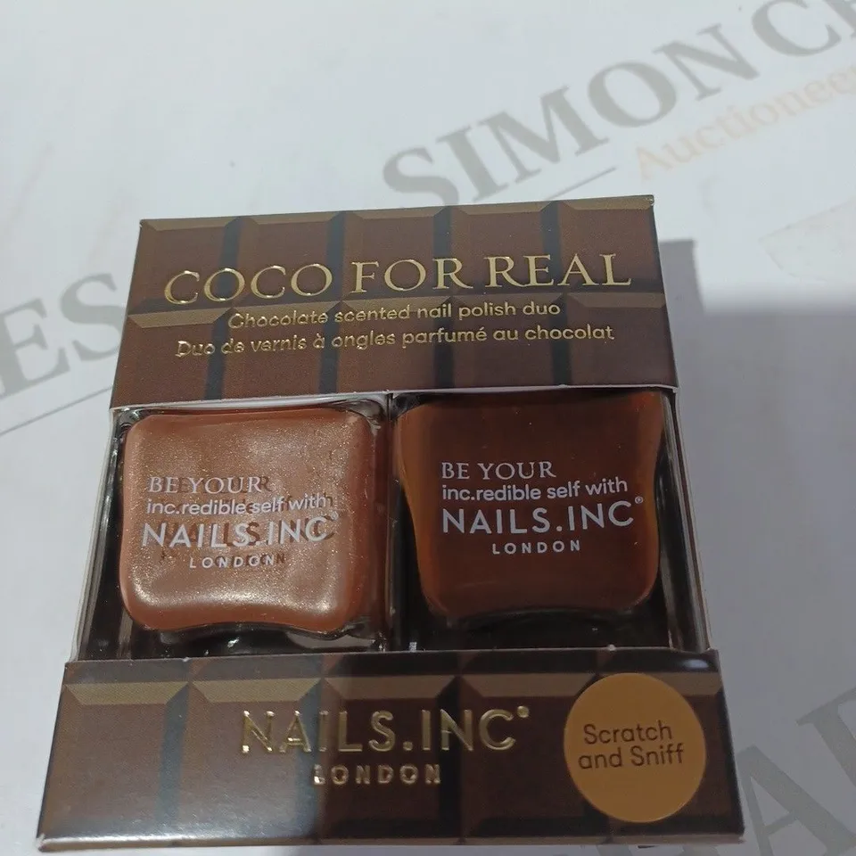 NAILS INC - NAIL POLISH DUO - COCO FOR REAL 2 X 14ML