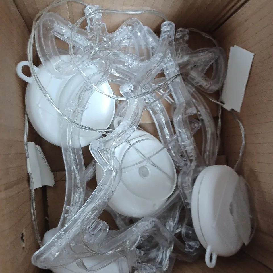BOX OF 6 HOME REFLECTION WINDOW LIGHT DOTS - BELLS & TREES