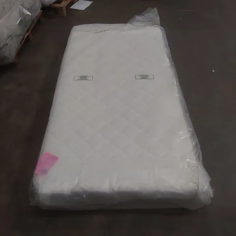 QUALITY BAGGED 3FT SINGLE AIRSPRUNG MEMORY FOAM BUNK MATTRESS
