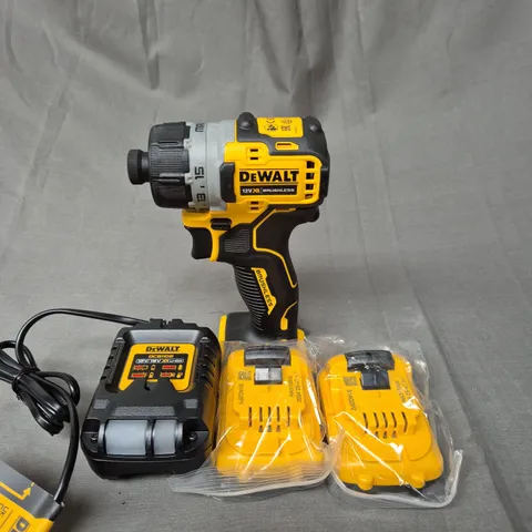 DEWALT XR LI-LION 18V XR BRUSHLESS CORDLESS IMPACT DRIVER WITH CASE