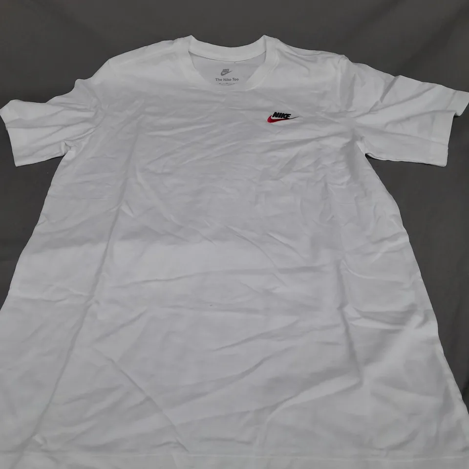 NIKE COTTON TSHIRT IN WHITE SIZE M