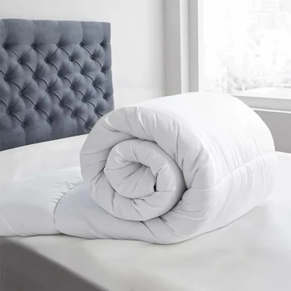 BAGGED ANTI ALLERGY HOLLOWFIBRE 10.5 TOG WHITE DUVET - SINGLE (1 ITEM)