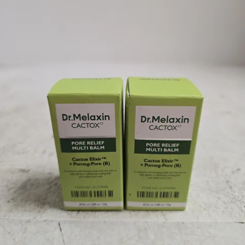DR.MELAXIN CACTOX CT PORE RELIEF MULTI BALM – 2 BOXES