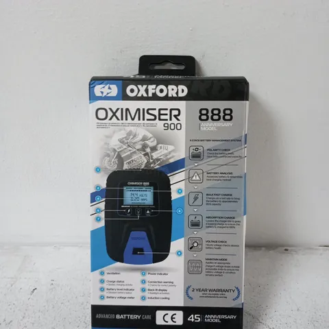 OXFORD OXIMISER 900 (888 ANNIVERSARY MODEL) – BATTERY MANAGEMENT FOR MOTORCYCLES – BOXED