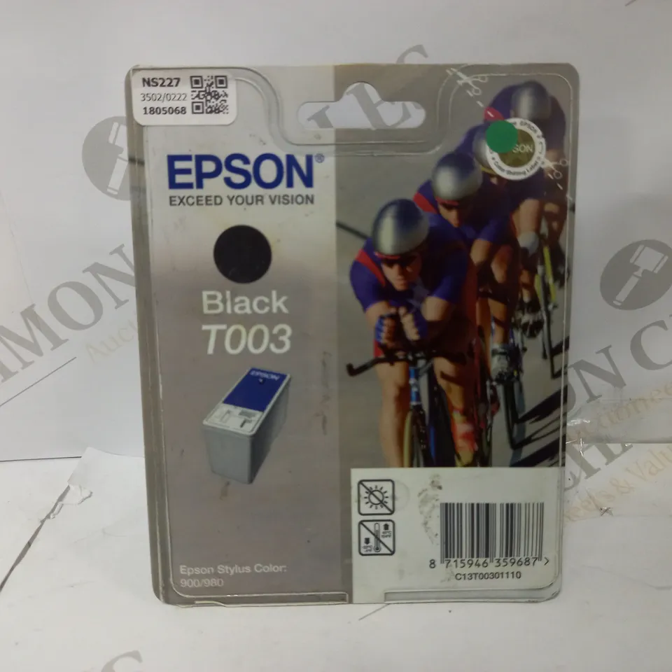 EPSON T003 BLACK INK CARTRIDGE FOR STYLUS COLOUR 900/980 PRINTERS