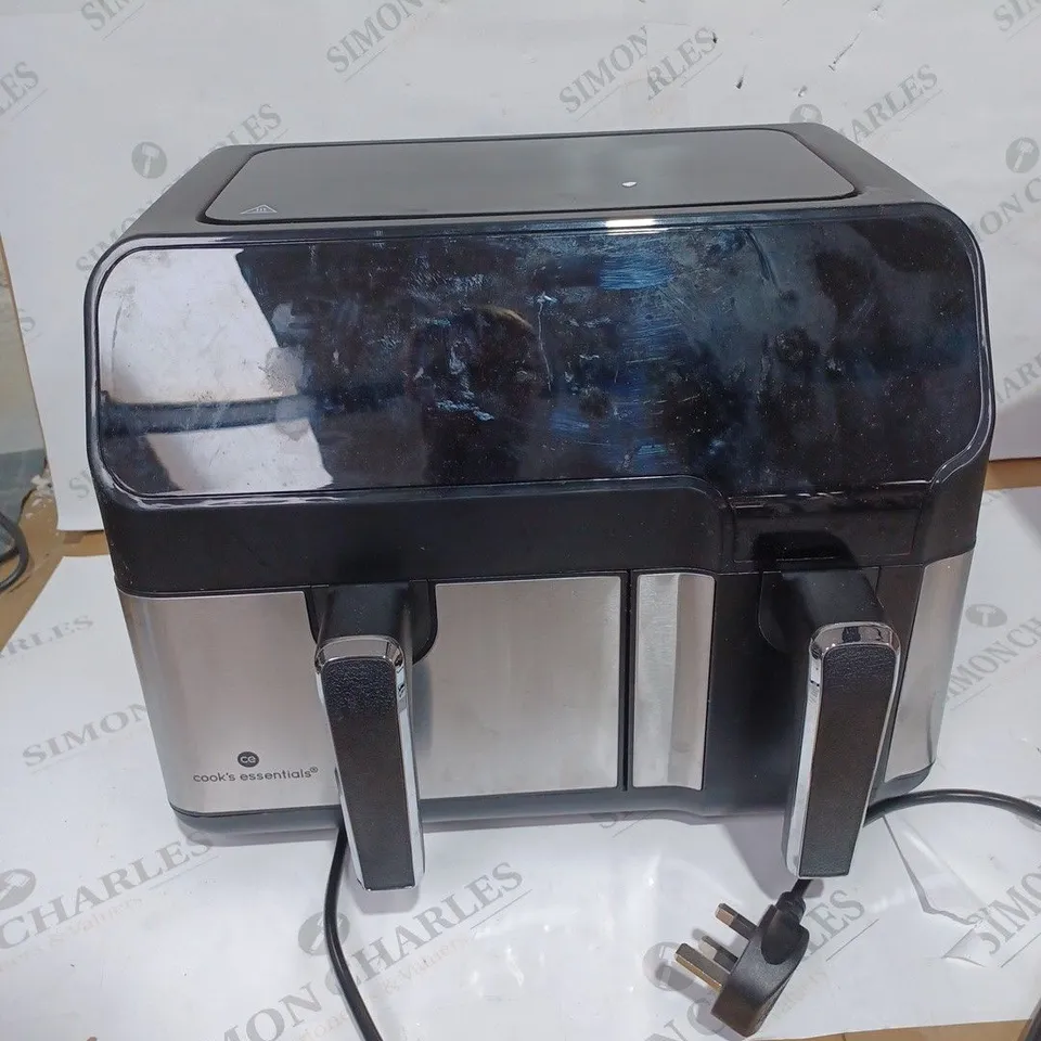 COOK'S ESSENTIALS 7.7L DUAL AIR FRYER
