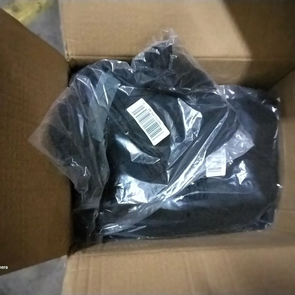 BOX OF APPROXIMATELY 16 ASSORTED BRAND NEW RUTH LANGSFORD BLACK COTTON CARDIGANS VARIOUS SIZES