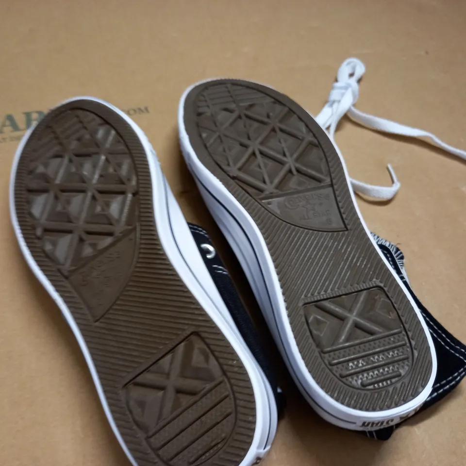 PAIR OF CONVERSE ALL STARS BLACK PUMPS - UK 6