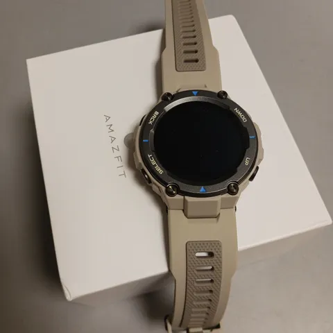 BOXED AMAZFIT T-REX PRO SMARTWATCH IN GREY