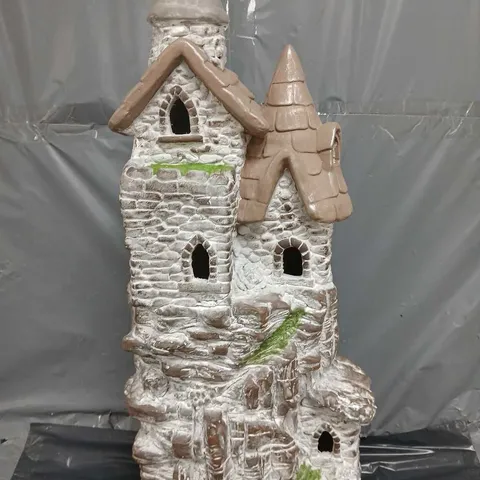 MY GARDEN STORIES LED CASTLE GARDEN SCULPTURE