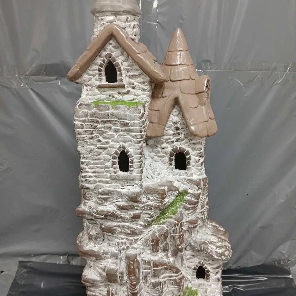 MY GARDEN STORIES LED CASTLE GARDEN SCULPTURE