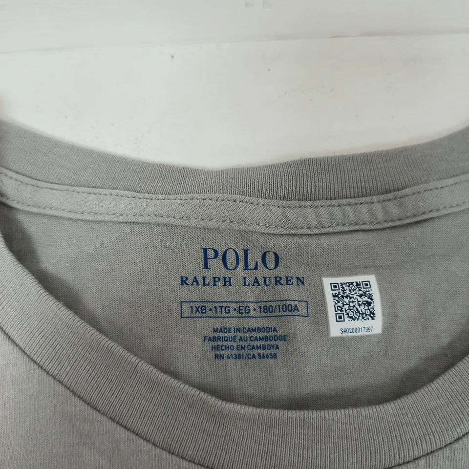 POLO RALPH LAUREN MEN'S GREY T-SHIRT 1XB