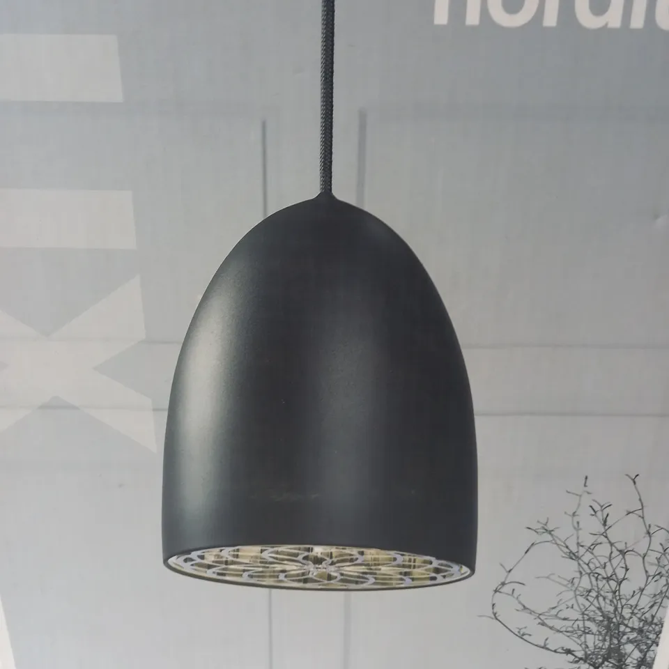 BOXED NORDLUX NEXUS 1 LIGHT MINI PENDANT IN GREY