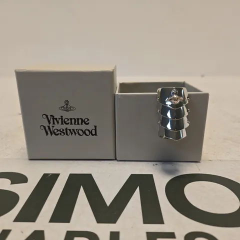 VIVIENNE WESTWOOD ARMOUR RING IN BOX