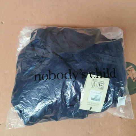 BAGGED NOBODY'S CHILD CORA MINI DRESS IN BLUE SIZE UK 14