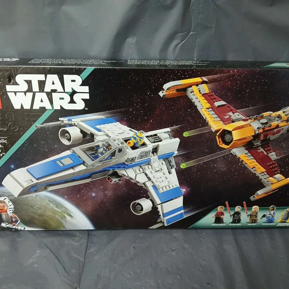 BOXED LEGO STAR WARS NEW REPUBLIC E-WING VS. SHIN HATI'S STARFIGHTER 75364