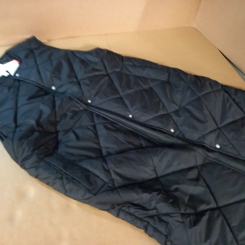 H&M QUILTED LONGLINE GILET - EUR XS 