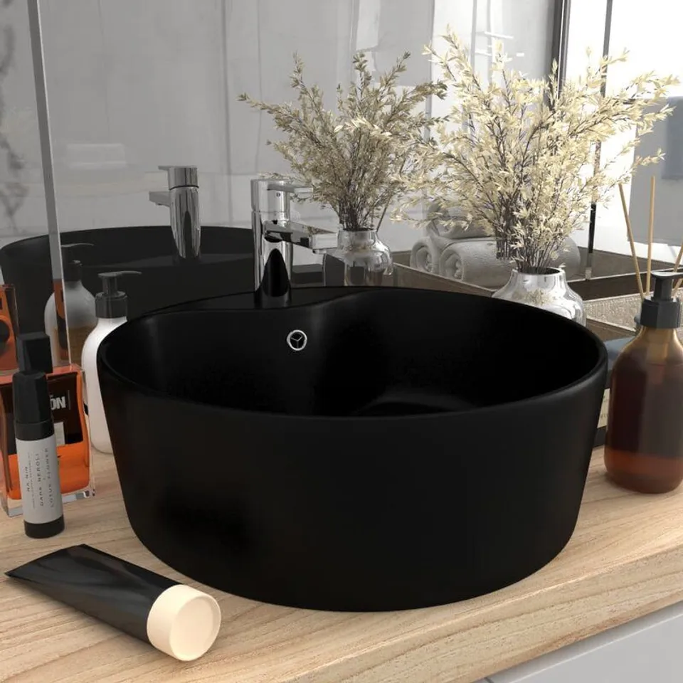 BOXED MCCREE BATHROOM LUXURY CERAMIC COUNTERTOP BASIN