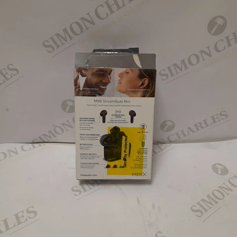 MIXX STREAMBUDS MINI CHARGE -WIRELESS EARBUDS 
