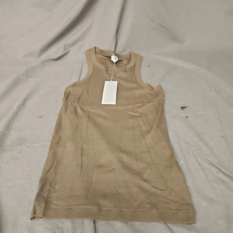 ARKET TANK IN DARK OLIVE SIZE S