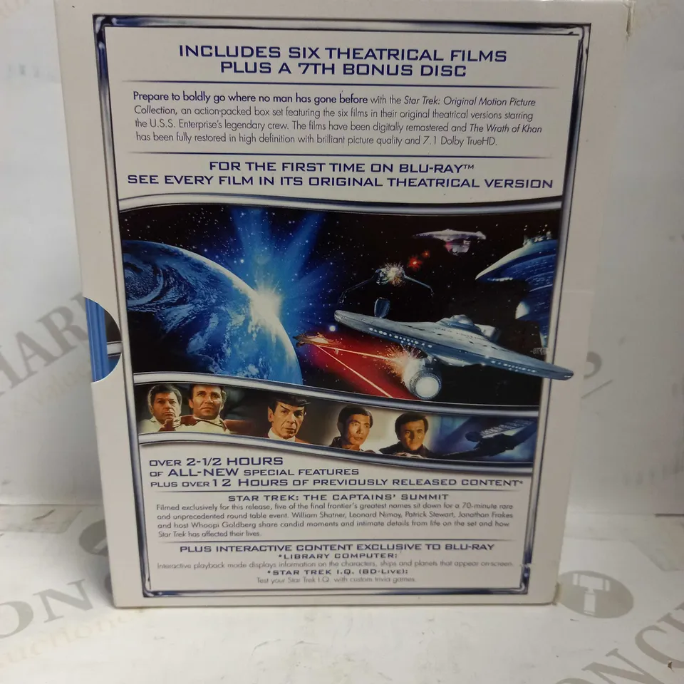STAR TREK ORIGINAL MOTION PICTURE BLU-RAY 7 DISC COLLECTION