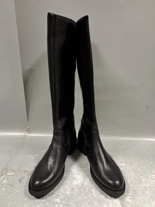 rieker brown knee high boots