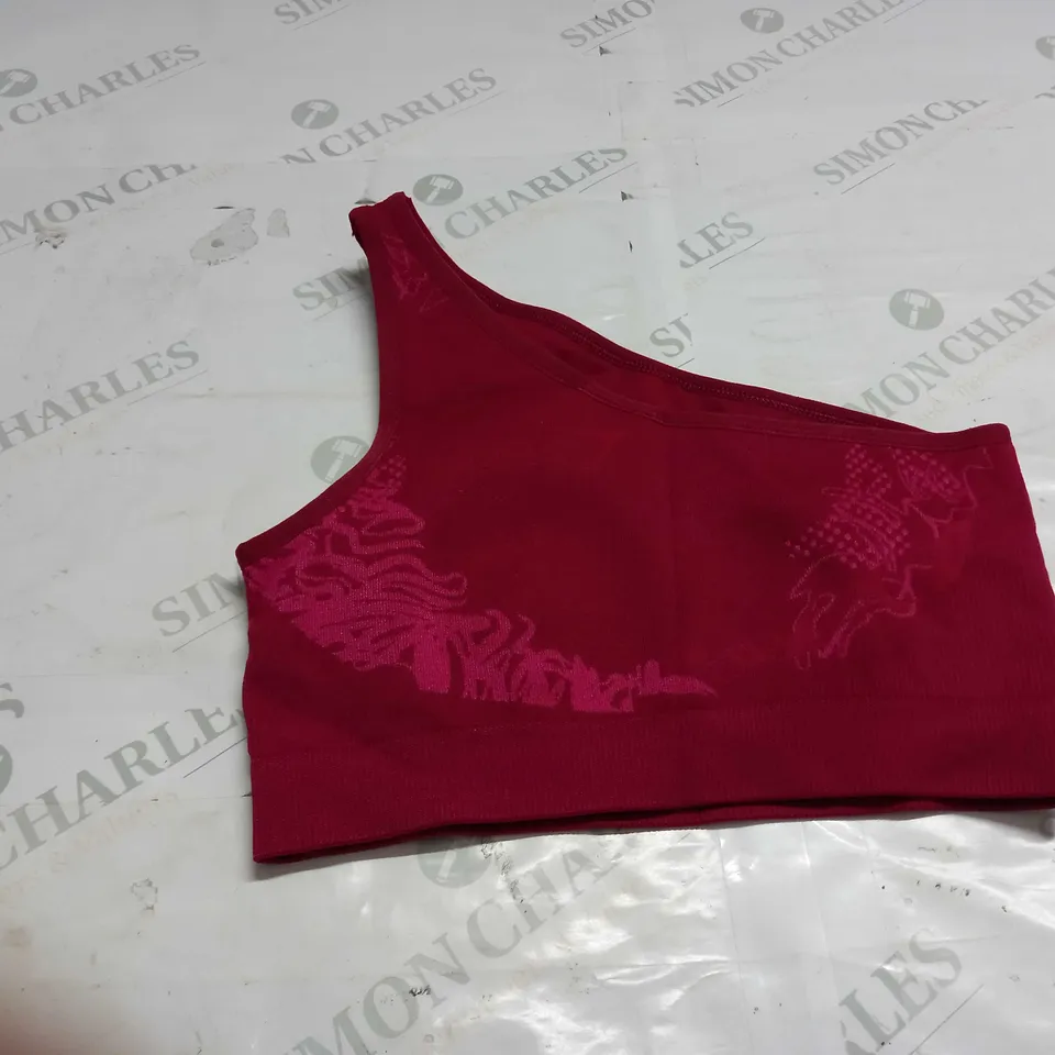 GYMSHARK SEAMLESS ONE SHOULDER SPORTS BRA SIZE M