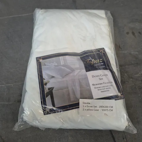 BOX OF 10 ASSORTED WHITE DUVET SETS - KING