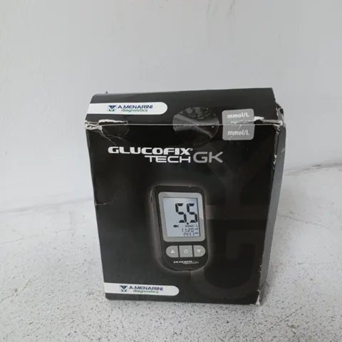 BOXED GLUCOFIX TECH GK BLOOD GLUCOSE MONITORING SYSTEM / METER